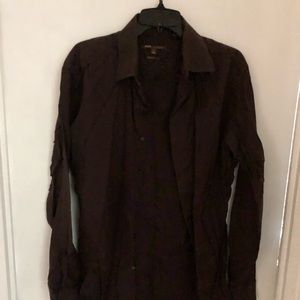 BCBG Attitude men’s long sleeve button down shirt, size L 16 1/2
